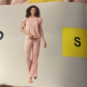 4 Piece Lucky Brand Pajama Pink Floral Paisley Women’s Size Small So Soft